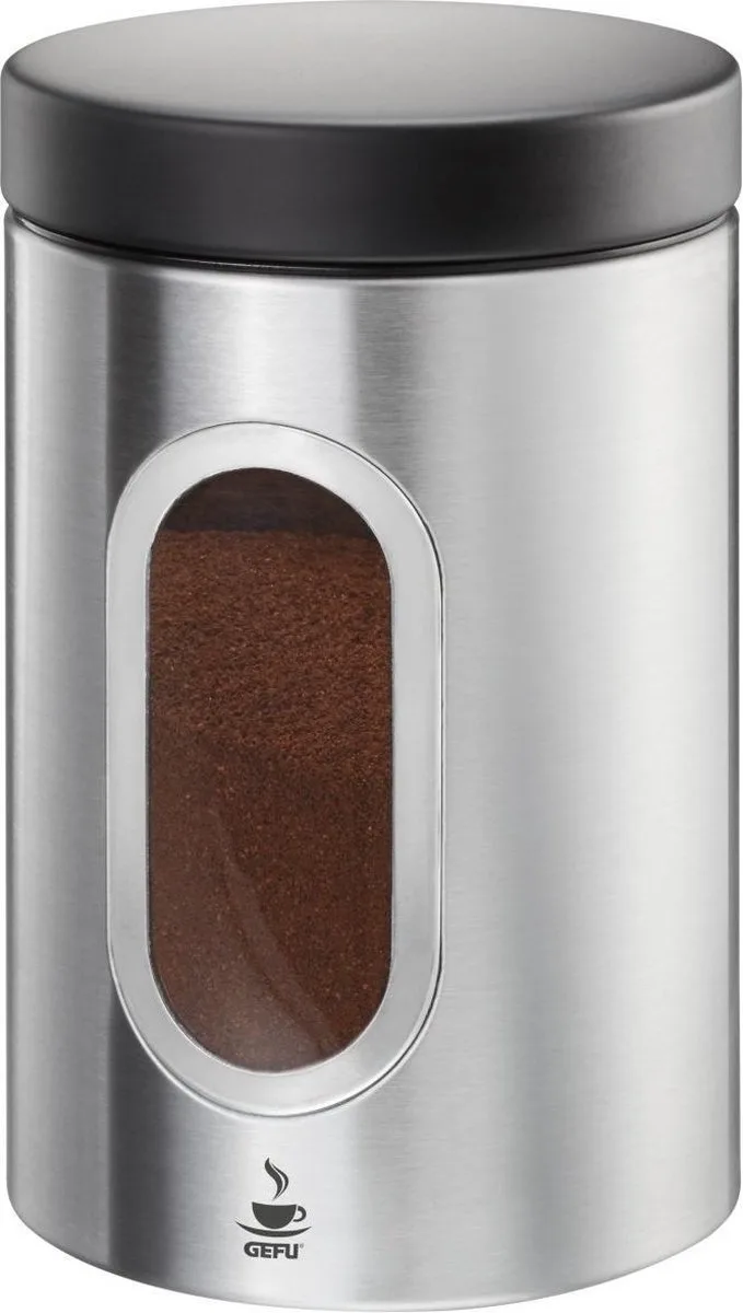 Voorraadpot Piero - ø 11 cm / 500 ml van GEFU in Zilver – productfoto