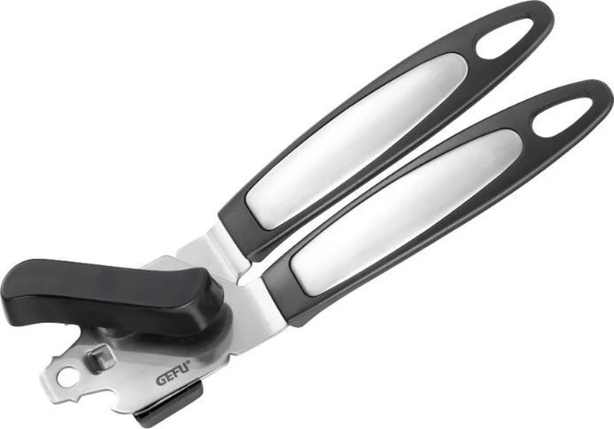 ZENGA Blikopener - RVS Veiligheidsblikopener - Met Draaihulp by GEFU in Silver – product photo