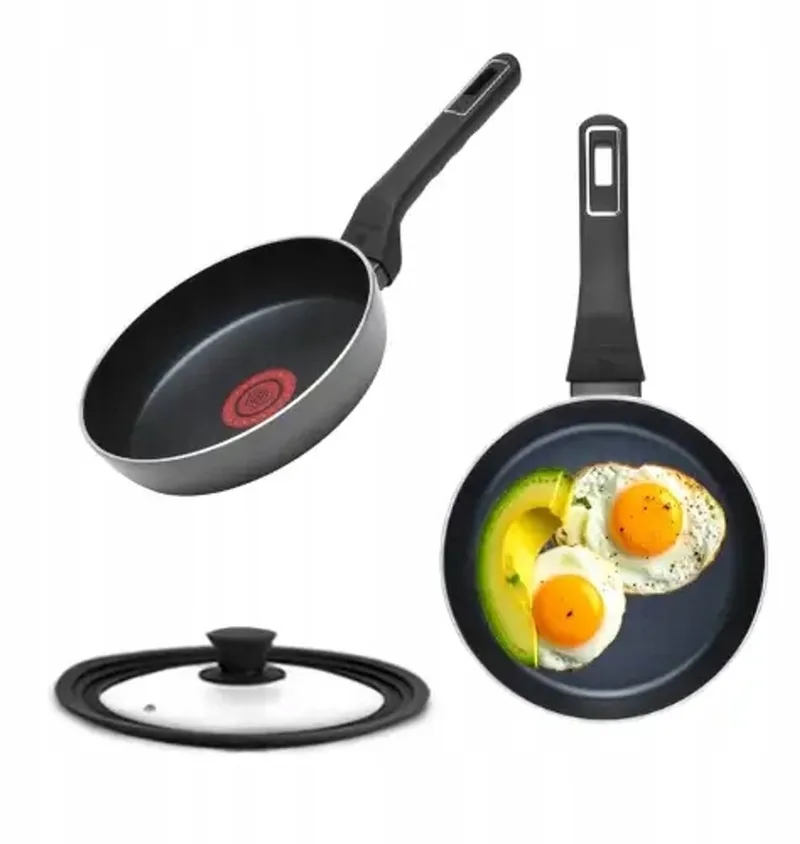 Ambiente Koekenpan 20cm met Universele Deksel van Gerlach in Zwart – productfoto