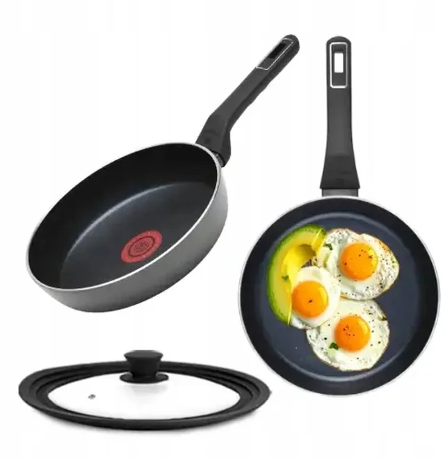 Ambiente Koekenpan 24cm met Siliconen Deksel 3-in-1