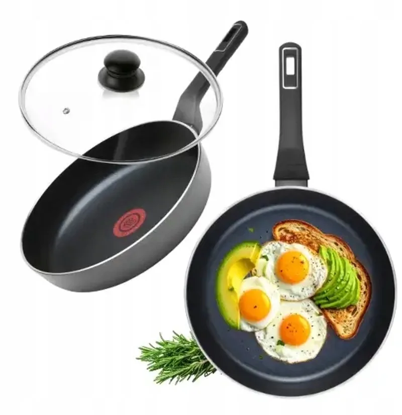 Ambiente Koekenpan 28 cm met Universele Deksel by Gerlach in Black – product photo