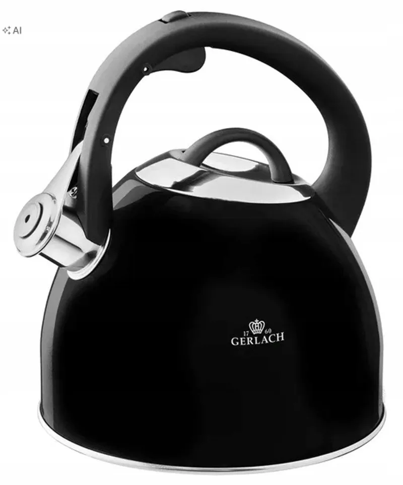 Ambiente Solid Waterkoker 2.8L - Geschikt voor Inductie by Gerlach in Black – product photo