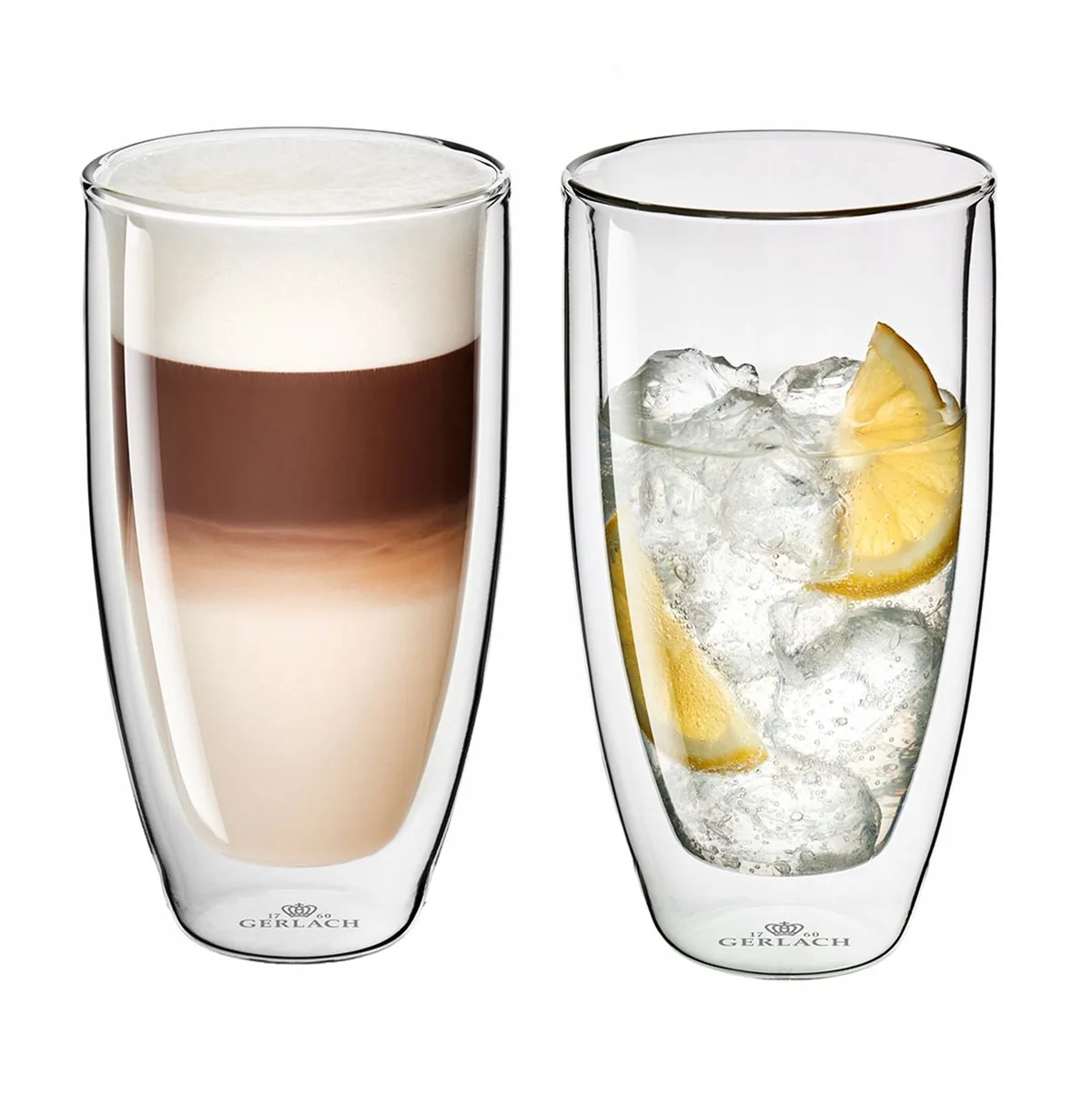 FLOW Thermische Glazen 350 ml - Set van 2 de Gerlach en Kleurloos – photo produit