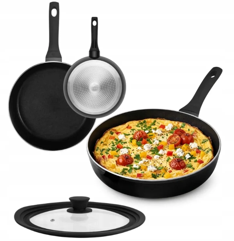 Harmony Classic Koekenpan 28 cm met Keramische Coating & Deksel by Gerlach in Black – product photo