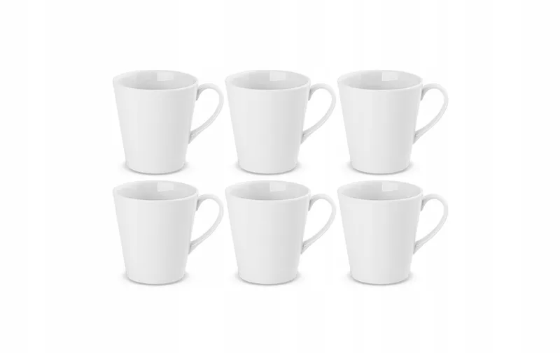 MODERN NEW Witte Mokken Set - 6 stuks, 280ml by Gerlach in White – product photo