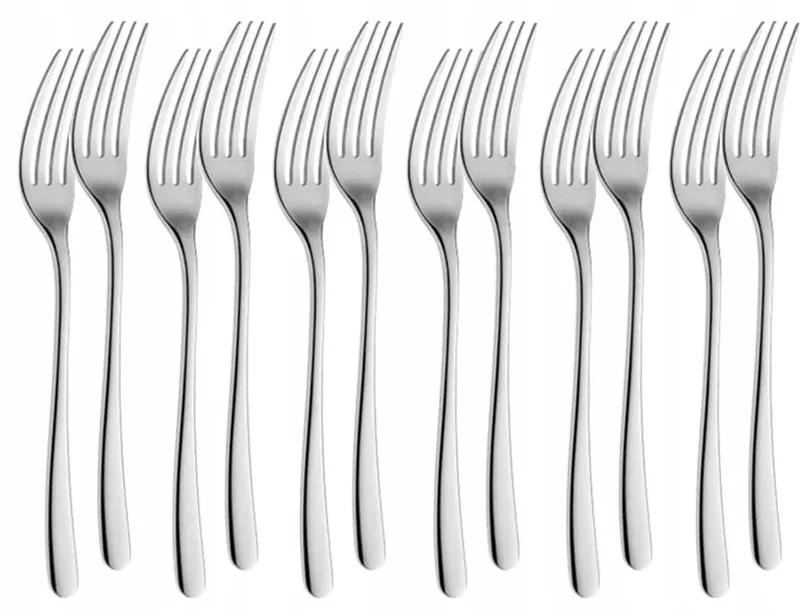Muza 12x Diner Vorken Roestvrij Staal by Gerlach in Glanzend – product photo