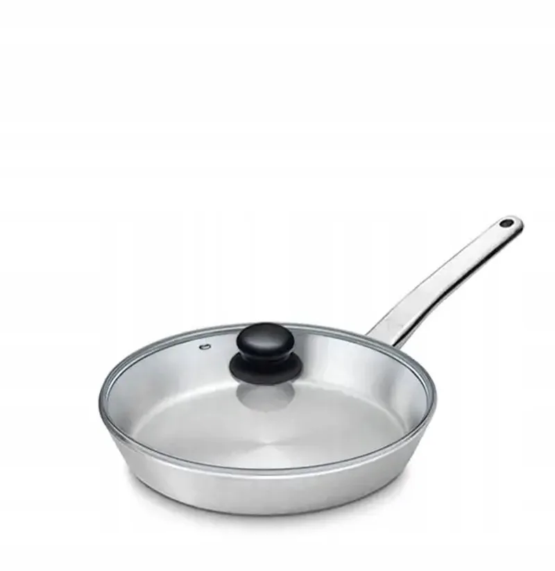 Prestige Koekenpan met Deksel - 24 cm / Inductie by Gerlach in Silver – product photo
