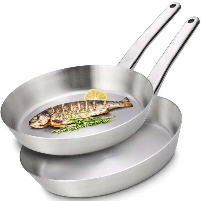 Prestige Pannenset 2 stuks 24/28cm RVS Inductie by Gerlach in Stainless steel – product photo
