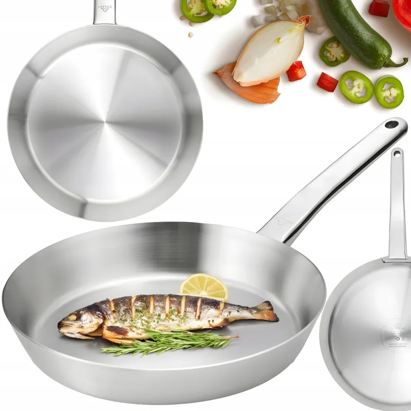 Prestige Staal Koekenpan - 28cm - Inductie & Gas by Gerlach in Silver – product photo