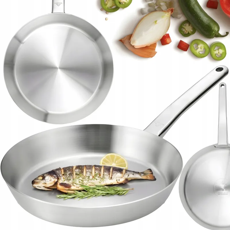 Prestige Stalen Koekenpan - 28 cm - Inductie de Gerlach en Argent – photo produit
