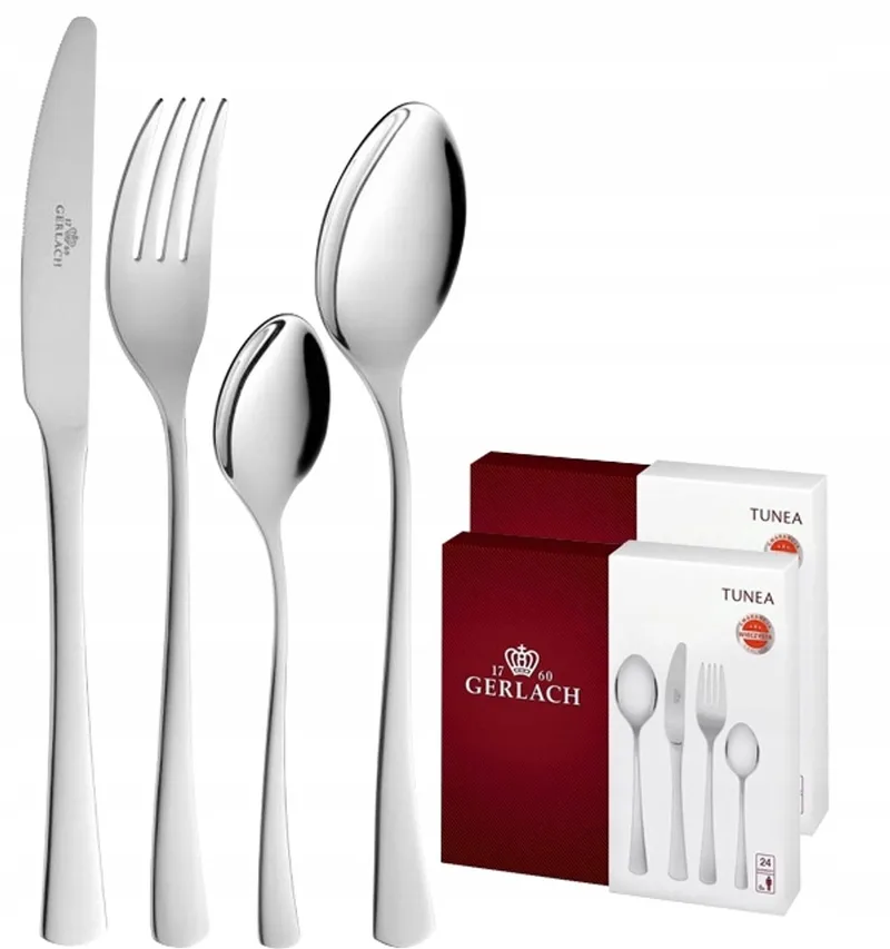 Tunea Bestekset 48 Delen voor 12 Personen, Glanzend by Gerlach – product photo