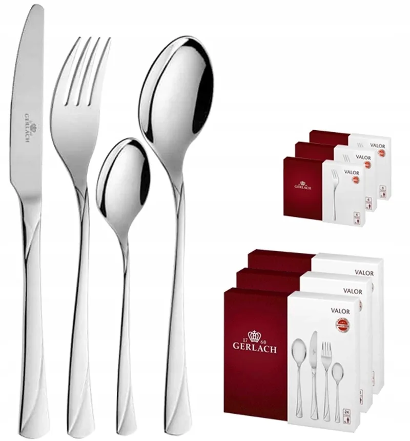 Valor Bestekset 90 Delen voor 18 Personen - Roestvrij Staal by Gerlach in Silver – product photo