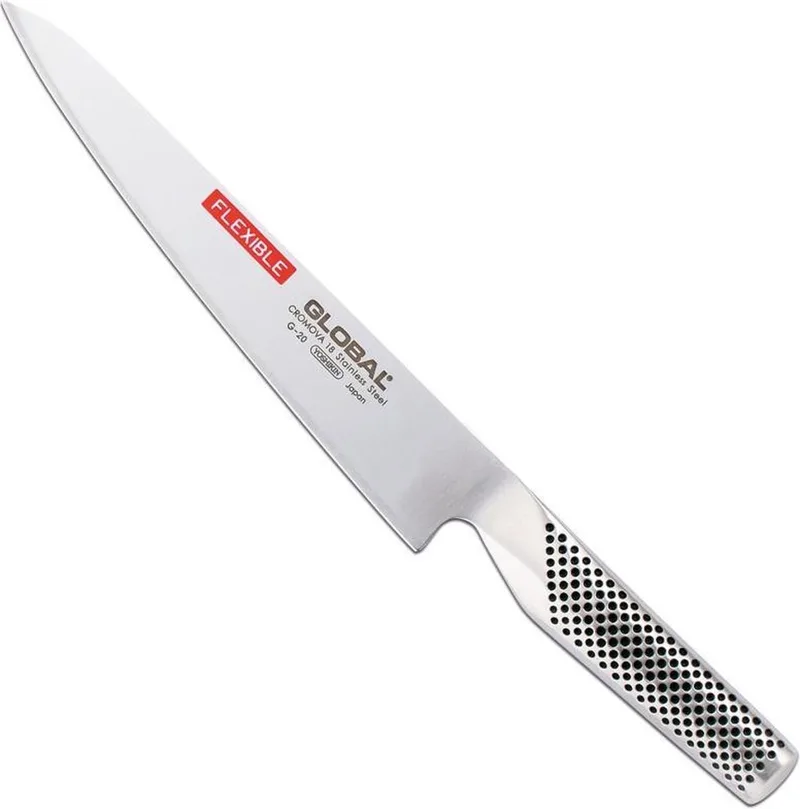 G20 Fileermes - 21 cm - Flexibel von Global in Grau – Produktfoto