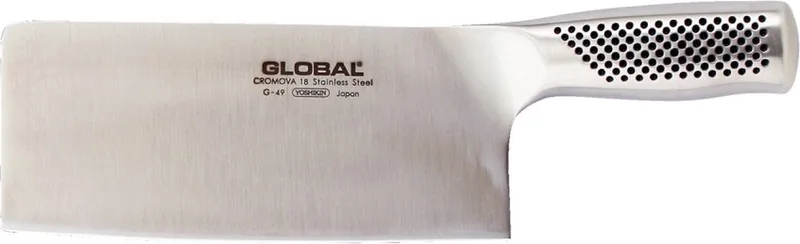 G49 Hakmes - 18 cm von Global in Silber – Produktfoto
