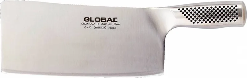 G50 Hakmes - 20 cm von Global in Silber – Produktfoto