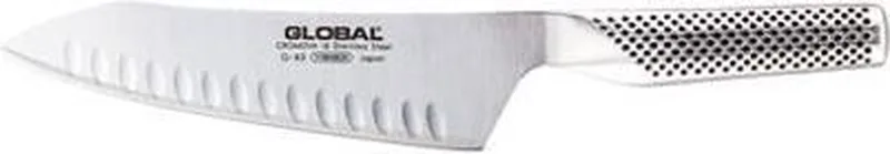 G83 Hakmes - 18 cm - Kuiltjes de Global en Chrome – photo produit