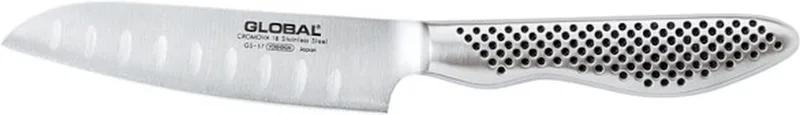 GS57 Santokumes - 11 cm - Kuiltjes by Global in Chrome – product photo