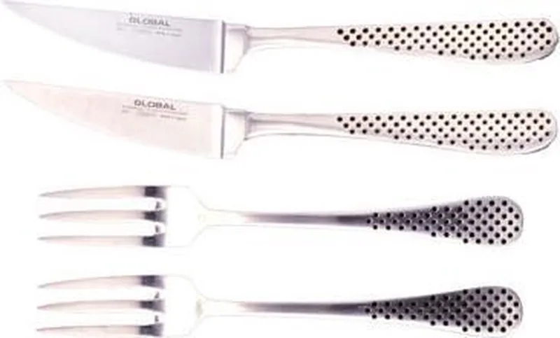 GT102 Bestekset - 4-delig by Global in Zilver. RVS – product photo