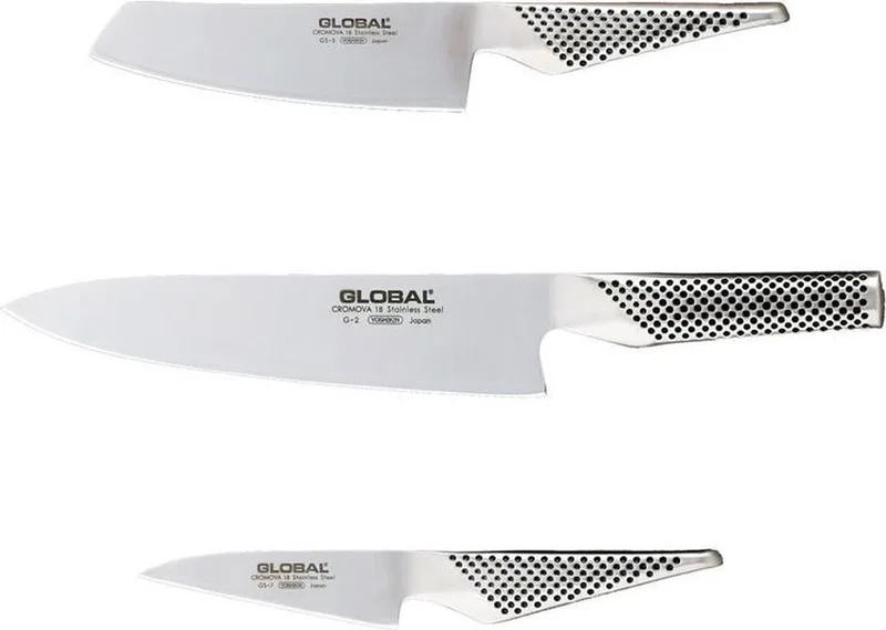 Messenset G-257 - 3 Delig - G-2 / GS-5 / GS-7 fra Global i Sølv – produktbillede
