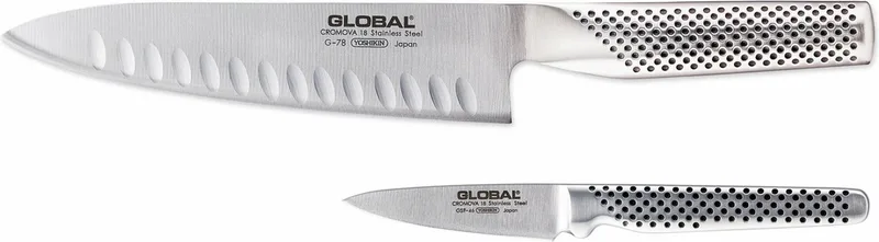 Messenset - G7846 - 2-delig fra Global i Zilvergrijs – produktbillede