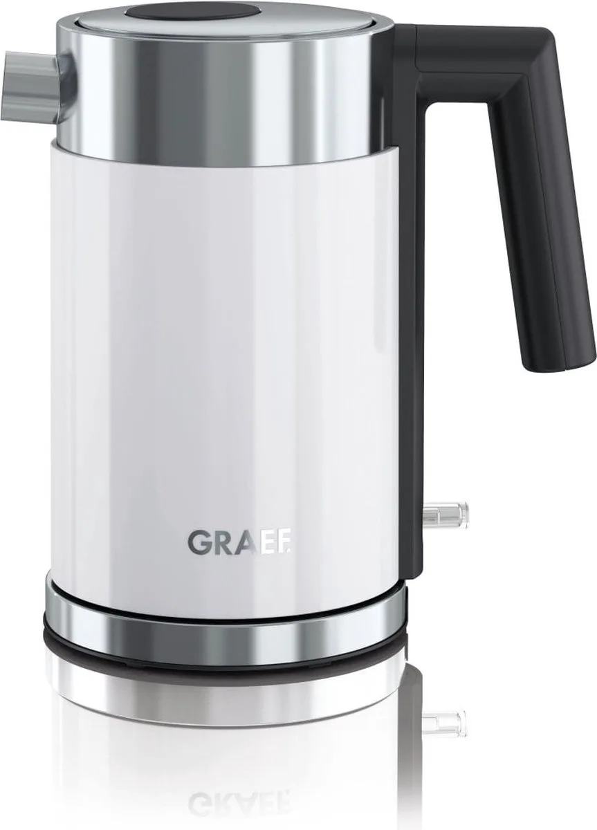 Waterkoker - WK401 - 1 liter van Graef in Wit en RVS – productfoto