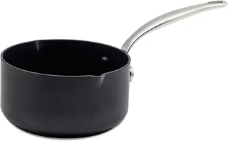 Barcelona Pro sauspan 16cm - 1,5l - met 2 schenktuiten -PFAS-vrij by GreenPan in Silver – product photo 1 of 2