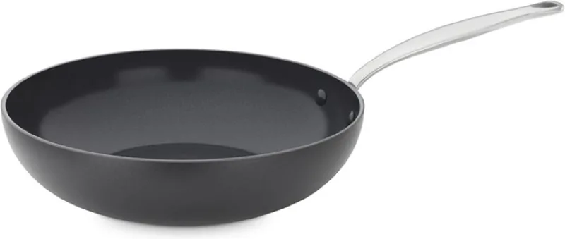 Barcelona Pro wokpan 28cm - 3,7l - PFAS-vrij fra GreenPan i Sølv – produktbillede 1 af 3