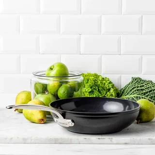 Barcelona Pro wokpan 28cm - 3,7l - PFAS-vrij fra GreenPan i Sølv – produktbillede 2 af 3