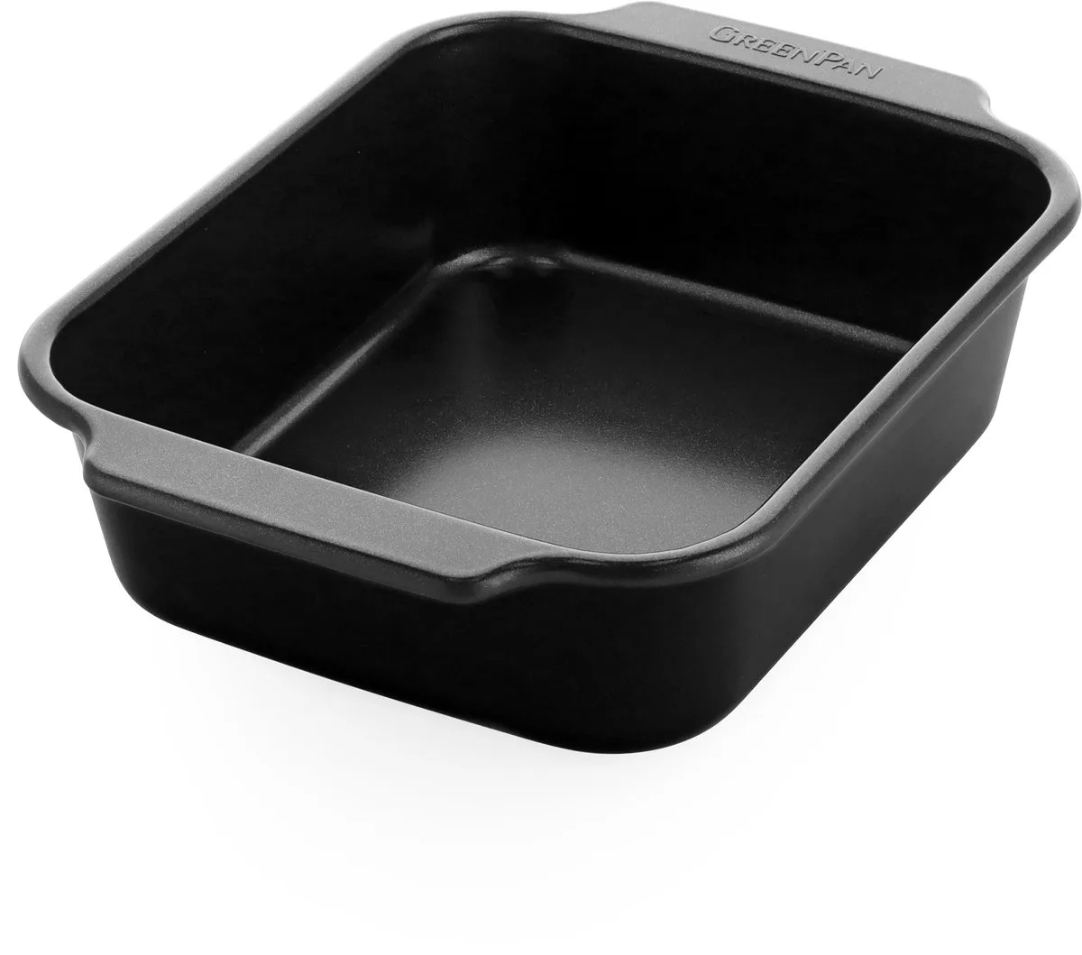 Bistro Brownievorm - 22.5x18.5cm - PFAS-vrije antikleeflaag - Keramische bakvorm - Ovenbestendig tot 230°C - Zwart de GreenPan en Noir – photo produit