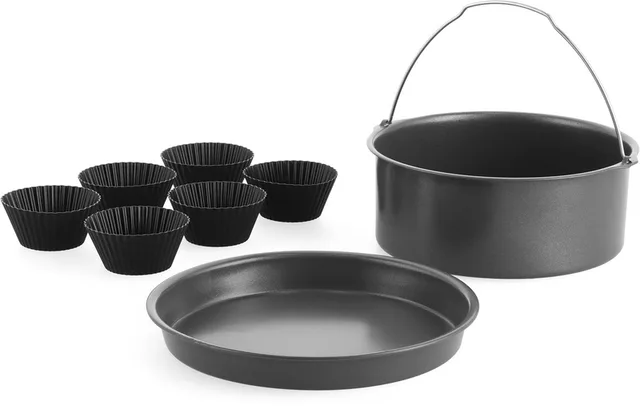 Connect Airfryer XXL bakset set van 8