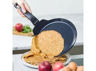 Essence pannenkoekenpan 24cm - PFAS Vrij - Alle Warmtebronnen - Keramische Anti-aanbaklaag de GreenPan en Noir – photo produit 5 sur 5
