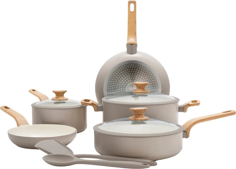 Cc010210-001 Kokkärlsset 4 Bitar von GreenPan in Taupe – Produktfoto 1 von 6