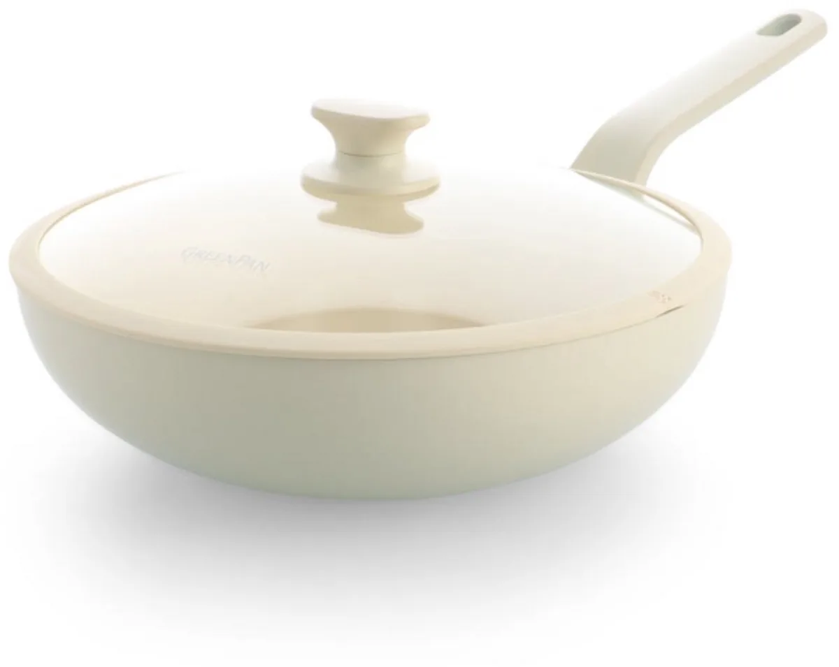 Essence Pro Clay wok 28 cm de GreenPan en Taupe – photo produit