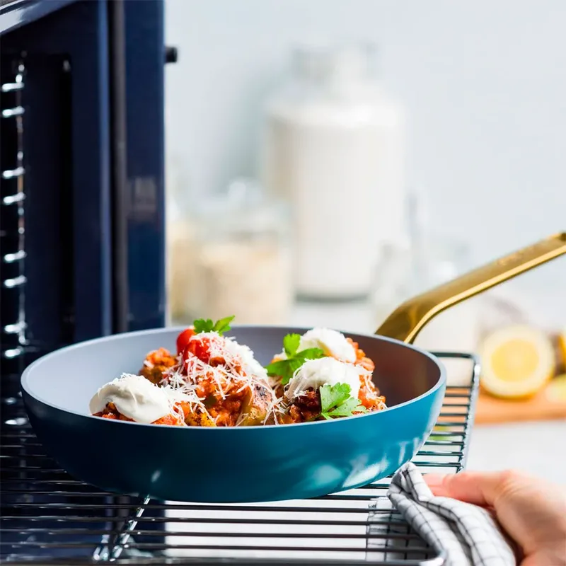 Evo koekenpan 30 cm blue PFAS vrij von GreenPan in Blau – Produktfoto 4 von 6