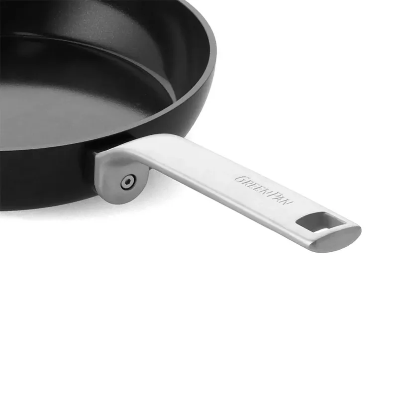 Evolution Eco Koekenpan met Keramische Antikleeflaag - PFAS vrij - 20 cm by GreenPan in Black – product photo 3 of 6