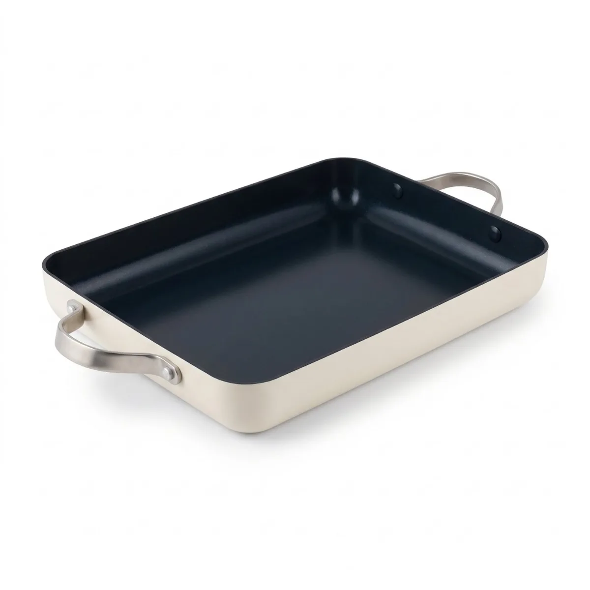Forma Braadslede 35 x 25 cm – PFAS-vrije Ovenschaal – Ovenbestendig tot 220 °C by GreenPan in Cream – product photo