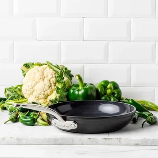 Koekenpan Barcelona Pro - 24 cm - keramische anti-aanbaklaag de GreenPan en Noir – photo produit 4 sur 6