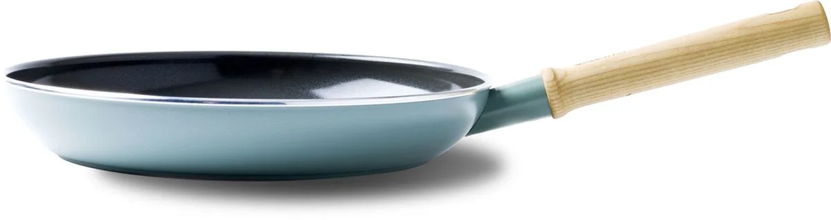 Mayflower Koekenpan 28cm - PFAS-vrije antikleeflaag - Koekenpan inductie - Keramische koekenpan - Niet ovenbestendig - Koudgrepen - Blauw van GreenPan in Scandinavian_blue – productfoto