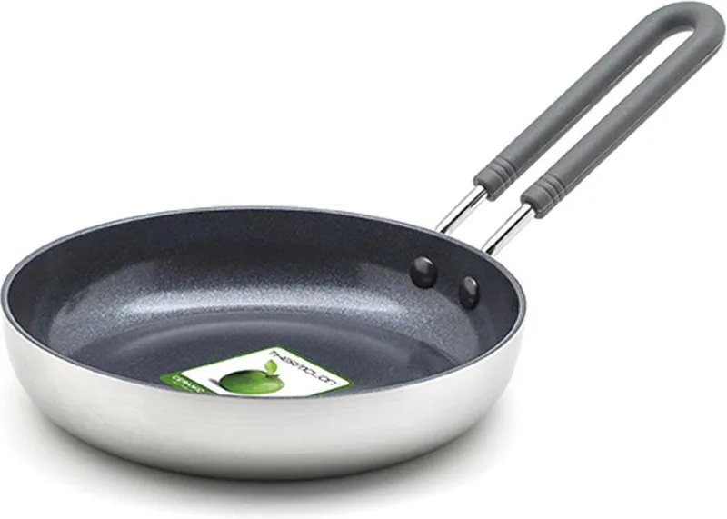 Mini Keramische Koekenpan - Ø14 cm - Inductie by GreenPan in Silver – product photo
