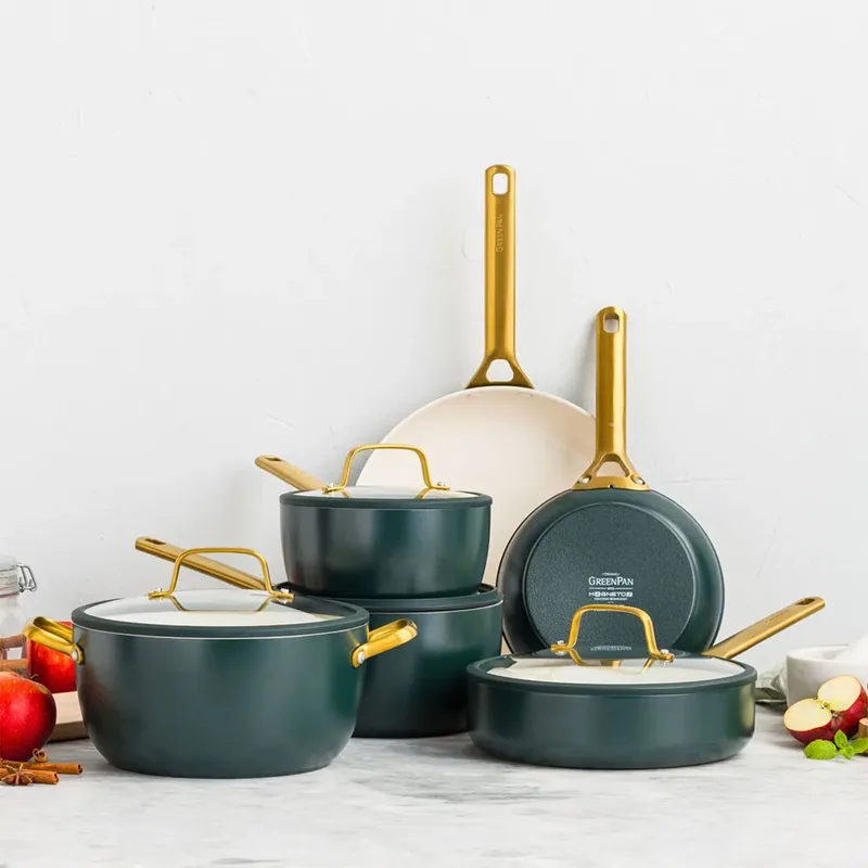 Batterie de cuisine avec revêtement antiadhésif Padova Reserve, 10 pièces de GreenPan en Pine Green – photo produit 6 sur 6