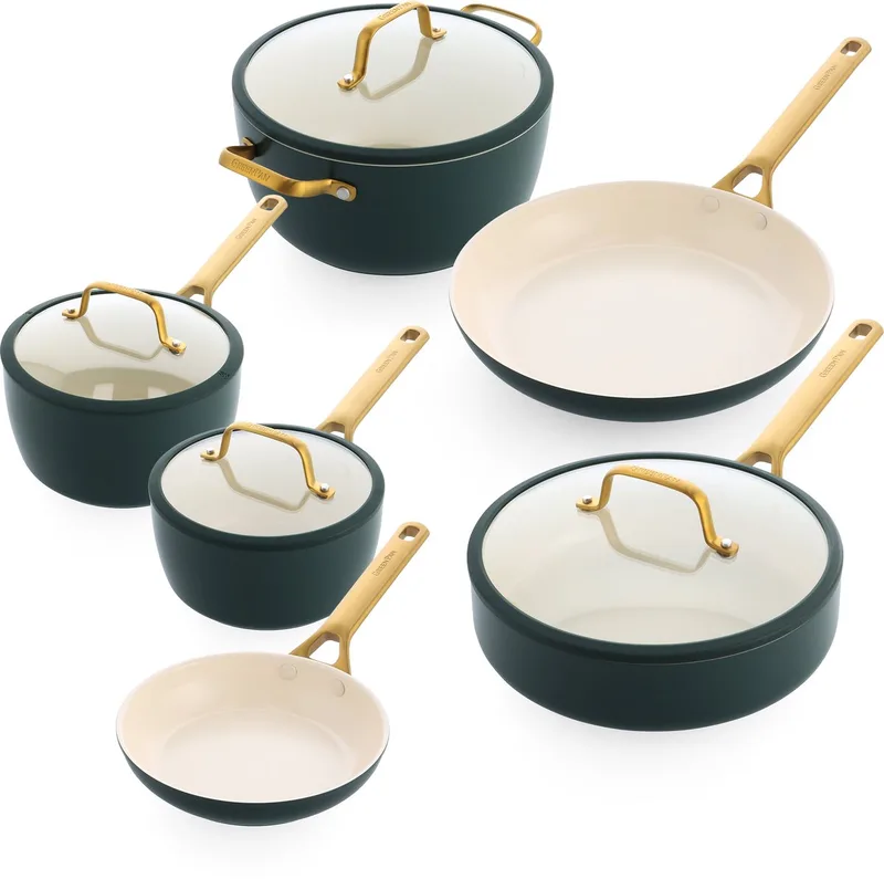 Batterie de cuisine avec revêtement antiadhésif Padova Reserve, 10 pièces de GreenPan en Pine Green – photo produit 1 sur 6
