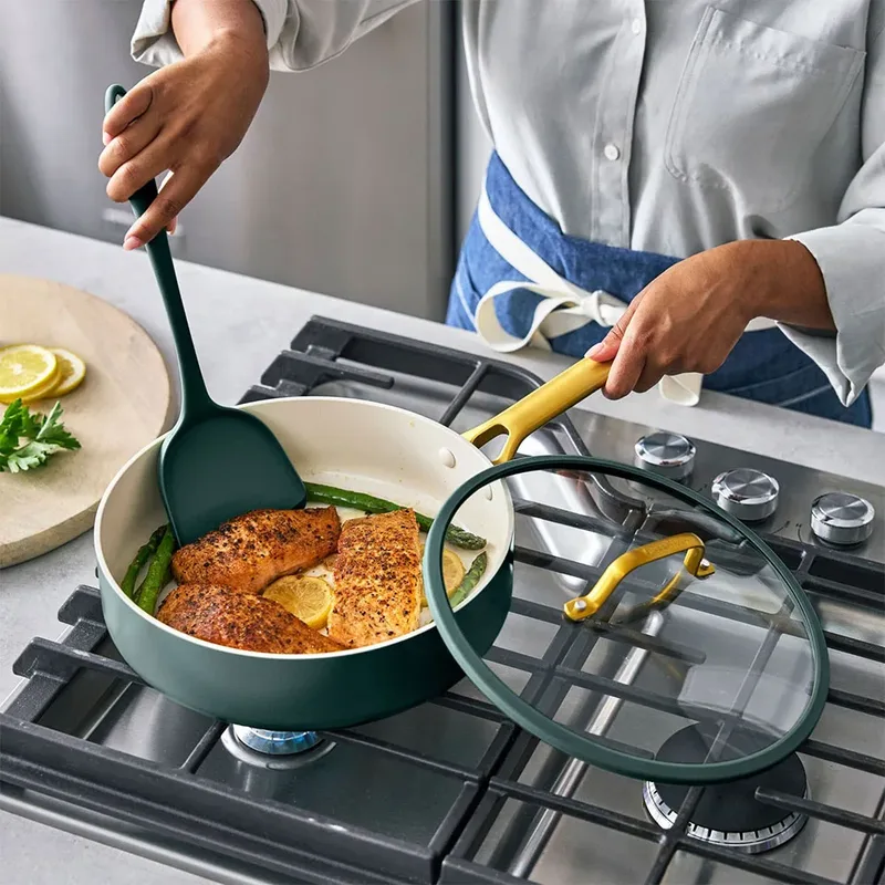 Batterie de cuisine avec revêtement antiadhésif Padova Reserve, 10 pièces de GreenPan en Pine Green – photo produit 2 sur 6