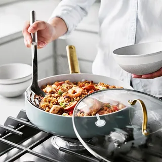 Stuvgryta Padova med non-stick beläggning von GreenPan in Blau – Produktfoto 5 von 6