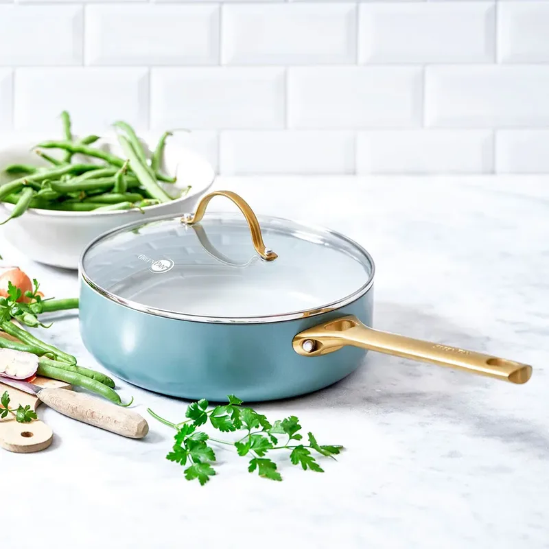 Stuvgryta Padova med non-stick beläggning von GreenPan in Blau – Produktfoto 4 von 6