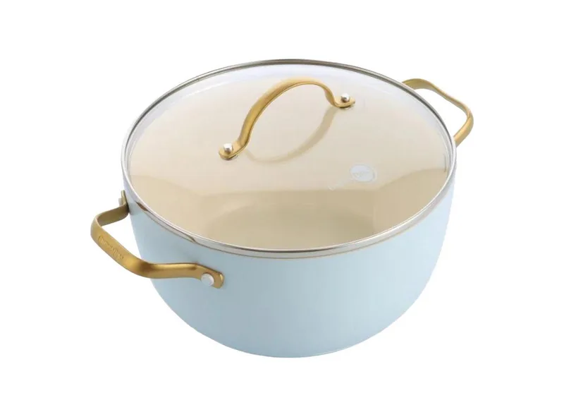 Padova pannenset 10-delig - Light blue by GreenPan in Blue, Beige, Gold – product photo 2 of 5