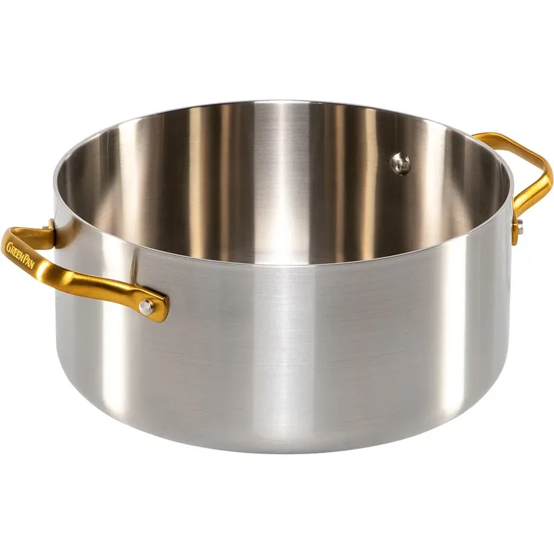 Padova Reserve 3-lagig Stainless Steel Kochtopfset 6-teilig von GreenPan in Silber – Produktfoto 3 von 4