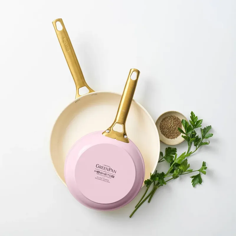 Padova Reserve 2-delige koekenpannenset 20+26cm by GreenPan in Pink – product photo 4 of 6