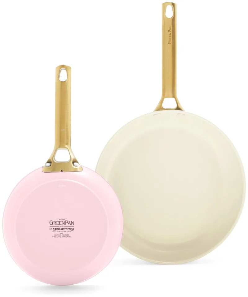 Padova Reserve 2-delige koekenpannenset 20+26cm by GreenPan in Pink – product photo 1 of 6