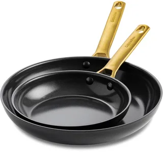Padova Reserve 2dlg koekenpannenset 20+26 cm von GreenPan in Schwarz – Produktfoto 1 von 6