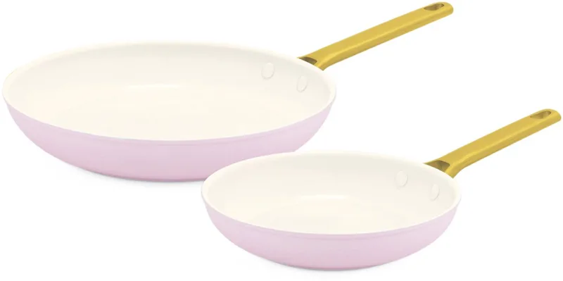 Padova Reserve Blush Pink 2-delige koekenpannenset - 20cm en 26cm - PFAS-vrij de GreenPan en Blush_pink – photo produit